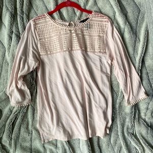 H&M pink detailed shirt